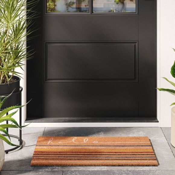Hello Coir Door Mat from Room Essentials - Picture 2 of 6